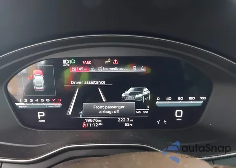 2023 Audi A5 Sportback Premium Plus 45 Tfsi S Line Quattro S Tronic z USA, uszkodzony, nr VIN WAUFACF50PA057974